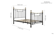 Bolton King Bed Black
