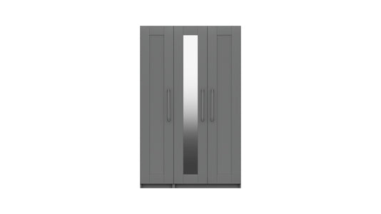 3 Door Robe With Mirror