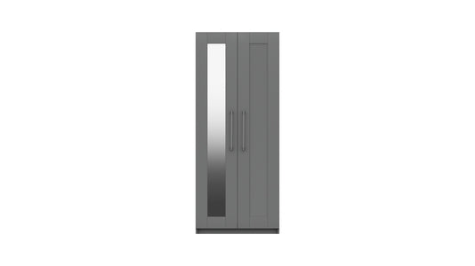 2 Door Robe With Mirror