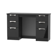 Cambridge Kneehole Black Gloss Black