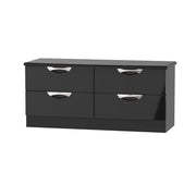 Cambridge 4 Drawer Bed Box Black Gloss Black