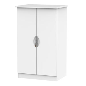 Cambridge 2ft6in Plain Midi Robe White Matt White