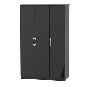 Cambridge Triple Plain Robe Black Gloss Black