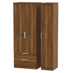 Cambridge Tall Triple 2 Drawer Robe Noche