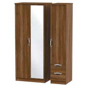 Cambridge Triple Mirror + Drawer Robe Noche