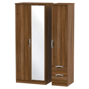 Cambridge Triple Mirror + Drawer Robe Noche