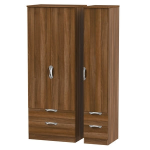 Cambridge Tall Triple 2 Drawer + Drawer Robe Noche