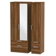 Cambridge Tall Triple 2 Drawer Mirror + Drawer Robe Noche