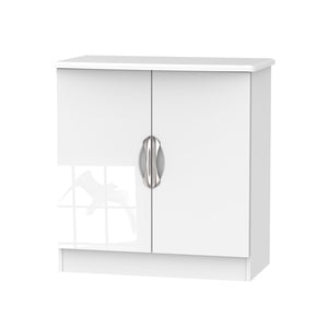 Cambridge 2 Door Unit White Gloss White