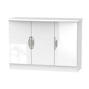 Cambridge 3 Door Unit White Gloss White