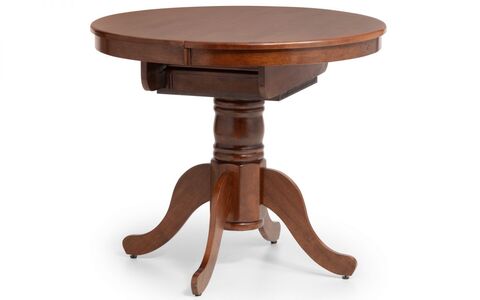 Canterbury Round To Oval Extending Table - Mahogany