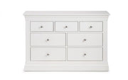 Clermont 4+3 Drawer Chest - Surf White