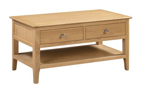 Cotswold Coffee Table With 2 Drawers