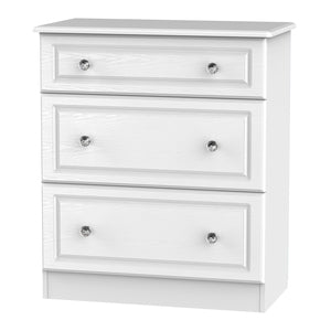 Callando 3 Drawer Deep Chest White Ash