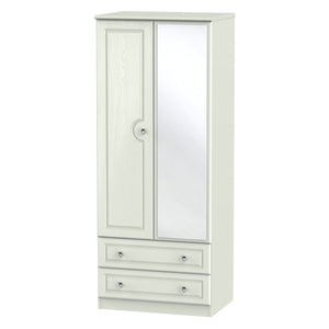 Callando 2ft6in 2 Drawer Mirror Robe