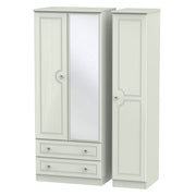 Callando Triple 2 Drawer Mirror Robe