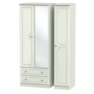 Callando Tall Triple 2 Drawer Mirror Robe