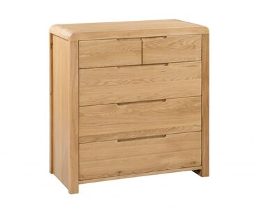 Curve 3+2 Drawer Chest Ass