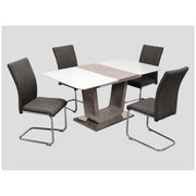 Corvello 120Cm Extension Dining Set Kd (4 Chairs)