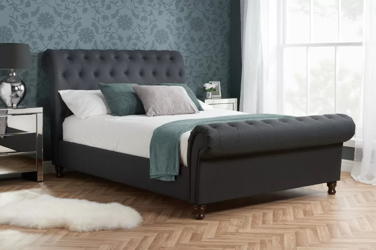 Cheeky Super King Bed Charcoal