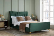 Claret Small Double Bed Green