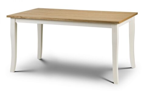 Davenport Oak/White Dining Table