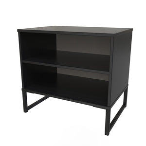 DEG410 Double Open Midi Black Ash Black Leg