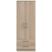 DEV081 Tall 2ft6in 2 Drawer Robe Bardolino
