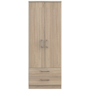 DEV081 Tall 2ft6in 2 Drawer Robe Bardolino