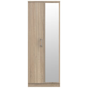DEV087 Tall 2ft6in Mirror Robe Bardolino