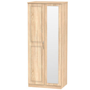 DOR057 2ft6in Mirror Robe Bardolino