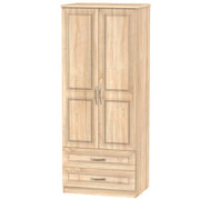 DOR061 2ft6in 2 Drawer Robe Bardolino