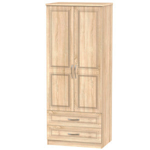 DOR061 2ft6in 2 Drawer Robe Bardolino