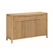 Duvon Oak 3 Door Sideboard