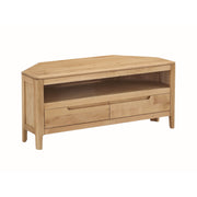 Duvon Oak Corner Tv Unit