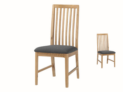 Dunmore Oak Dining Chair (Factory Assembled For Extra Strength)