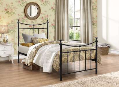 Single Bed Black