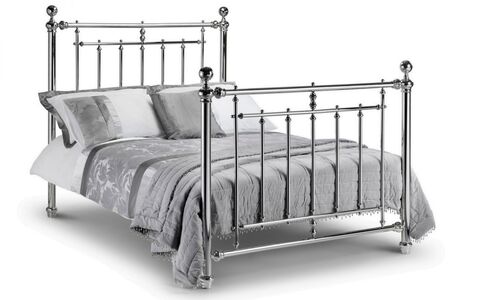 Empress Chrome Bed 150Cm