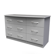 EVE027 6 Drawer Dresser Unit