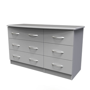 EVE027 6 Drawer Dresser Unit