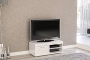 Ebony Small TV Unit White