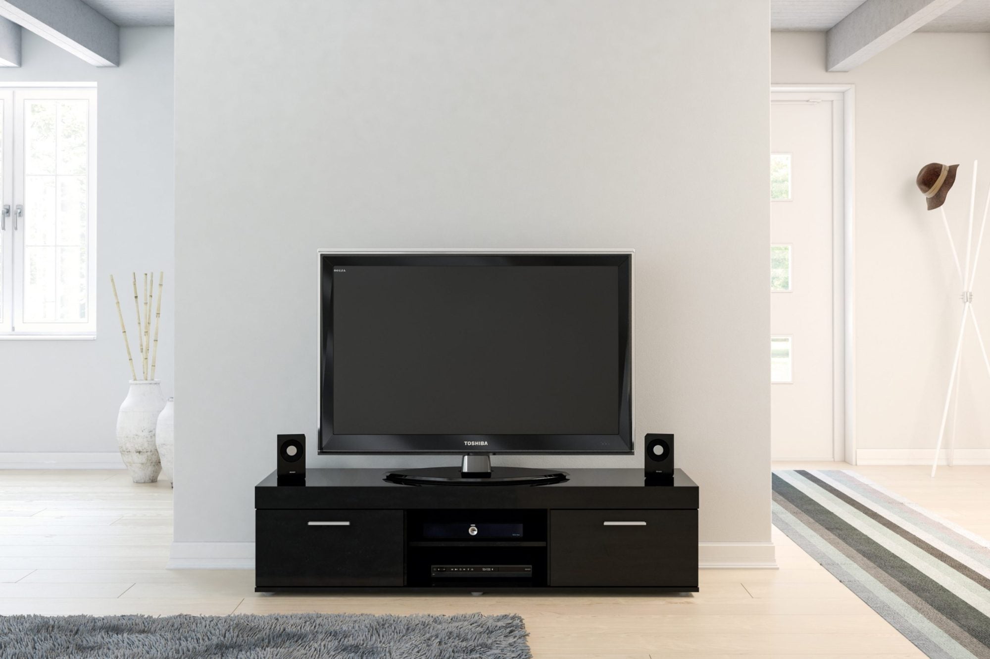 Ebony TV Unit Black