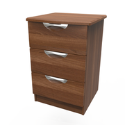 FLO001 3 Drawer Bedside Cabinet