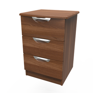 FLO001 3 Drawer Bedside Cabinet