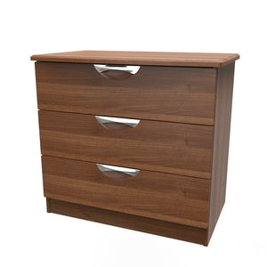 FLO010 3 Drawer Wide Chest