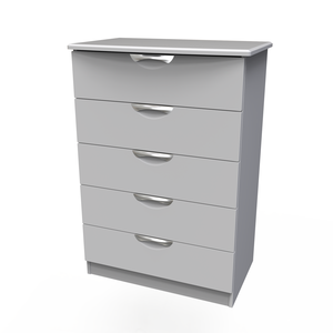 FLO012 5 Drawer Wide Chest