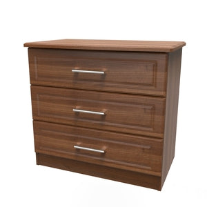 GIN010 3 Drawer Wide Chest