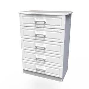 GIN012 5 Drawer Wide Chest
