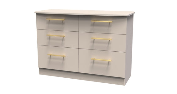 HAW015 6 Drawer Midi Chest Kaschmir Matt Kaschmir Matt