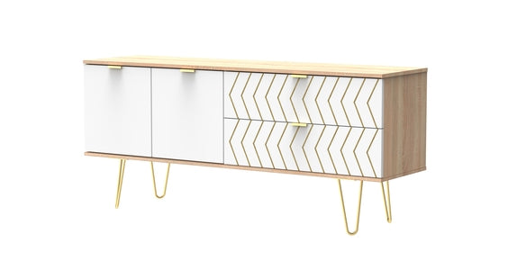 251 Sideboard Unit Jigsaw White Bardolino